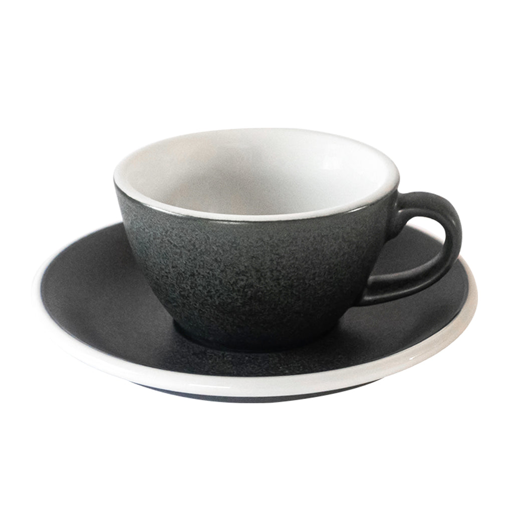 Loveramics Egg Mineral Cappuccino / Flat White Saucer (Anthracite) 14.5cm