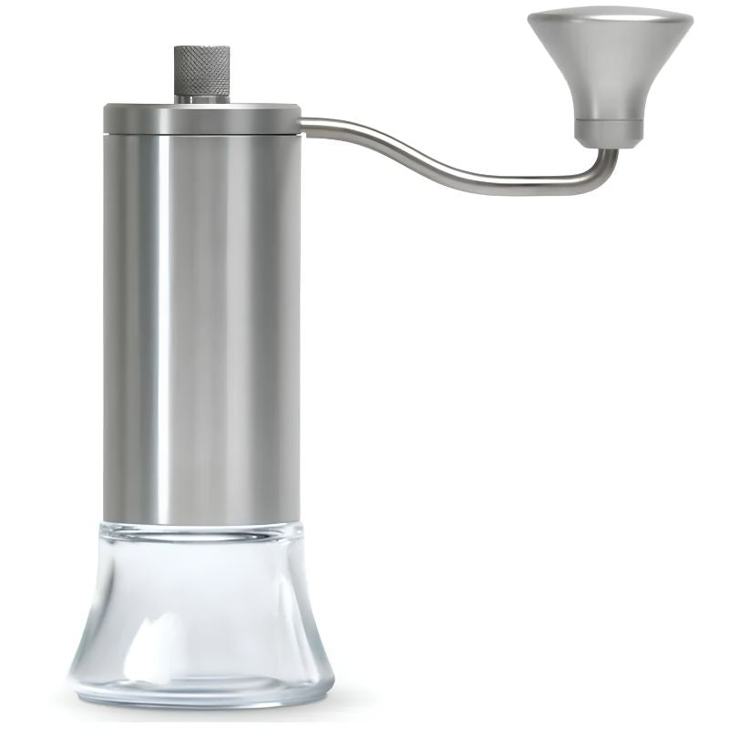 Eureka Baby Hand Grinder - Olive Body Ceramic Base, Walnut Body Glass Base, Natural Body Glass Base Image 3