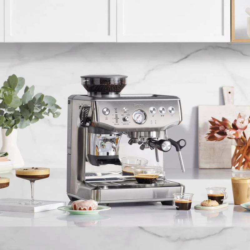SAGE BARISTA EXPRESS IMPRESS ESPRESSO MACHINE STAINLESS STEEL IMAGE 12