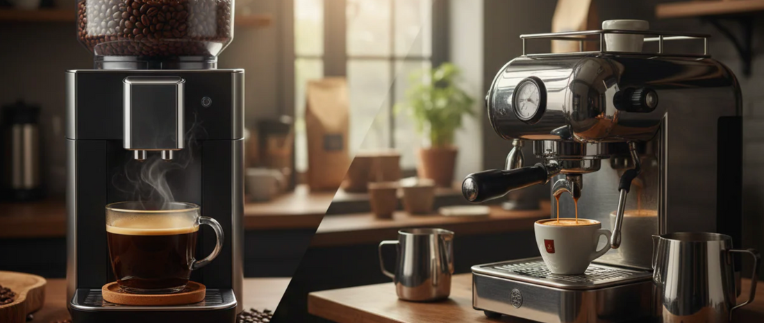 bean to cup vs expresso machine