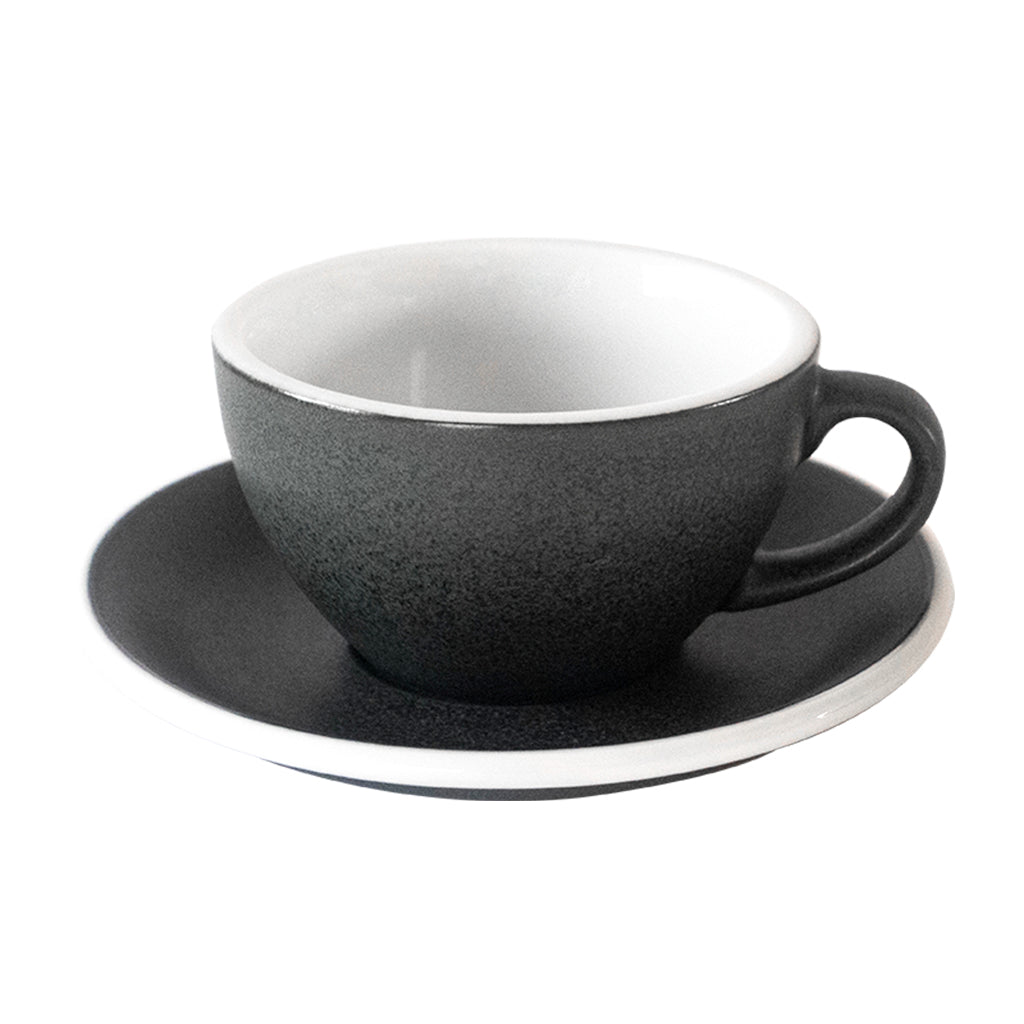 Loveramics Egg Mineral Cappuccino / Flat White Saucer (Anthracite) 14.5cm