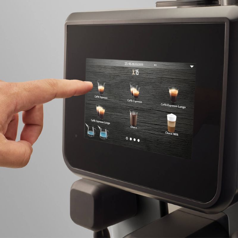 Faema X15 Bean to Cup Coffee Machine - Touch Screen, WiFi, Smart Boiler, Automatic Cleaning, Milk Precision System Image 2