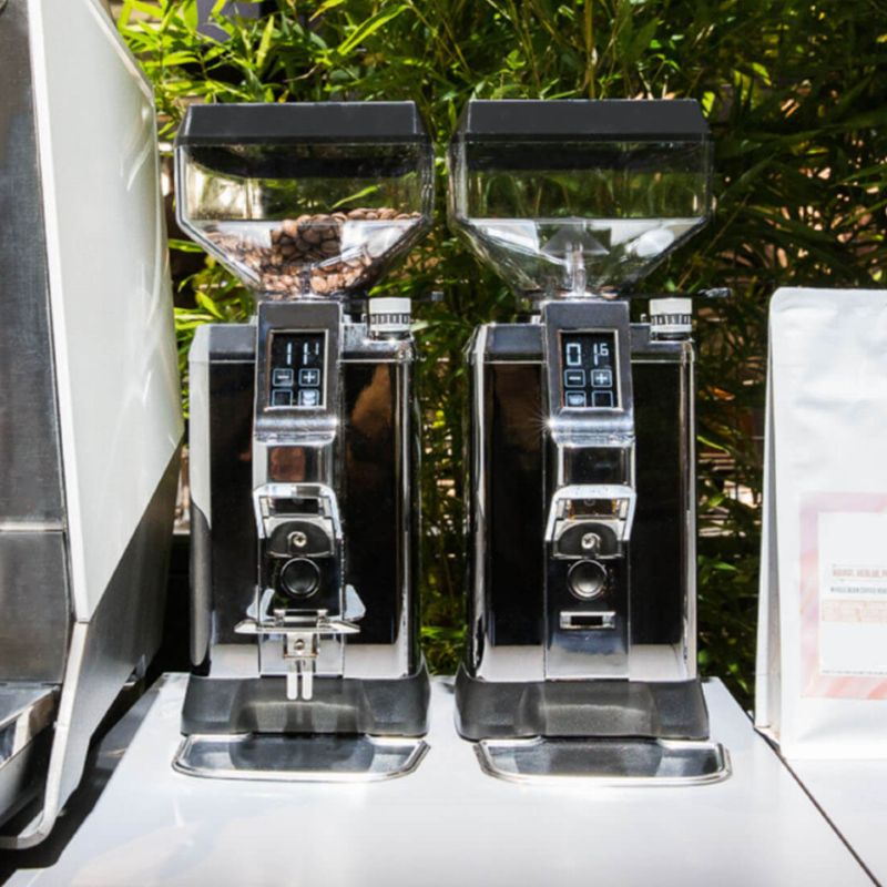 Faema Touch & Match Coffee Grinder - Touch Screen Display, Range of Grind Sizes, Compact Image 2