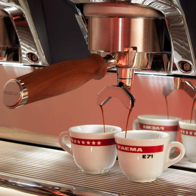Faema E71 GTI Touch Espresso Machine - 2 Group, 3 Group, Automatic, WiFi, Naked Portafilter Image 3