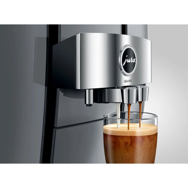 Jura GIGA W10 Bean to Cup Coffee Machine - Automatic, Commercial, 2.6L Water Tank, 2 x 650g Bean Container Image 7