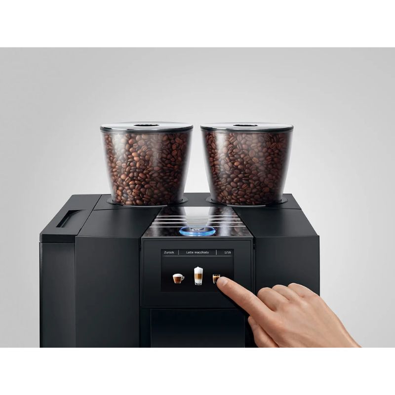 Jura GIGA X8 Bean to Cup Coffee Machine - Automatic, Commercial, 5L Water Tank, 2 x 650g Bean Container Image 7
