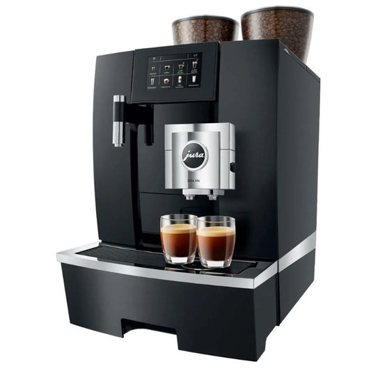 Jura GIGA X8c Bean to Cup Coffee Machine - Automatic, Commercial, 2 x 650g Bean Container, Permanent Water Connection Hero Image