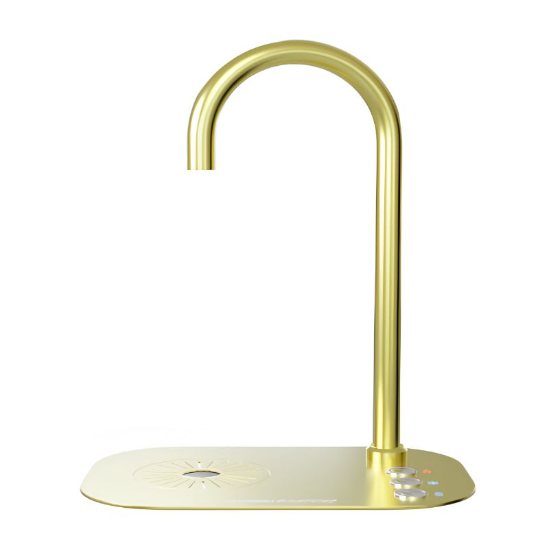 Quatreau SmartTap™ - Compact Counter-tap System, Boiling, Chilled, Sparkling Water Brushed Gold Image