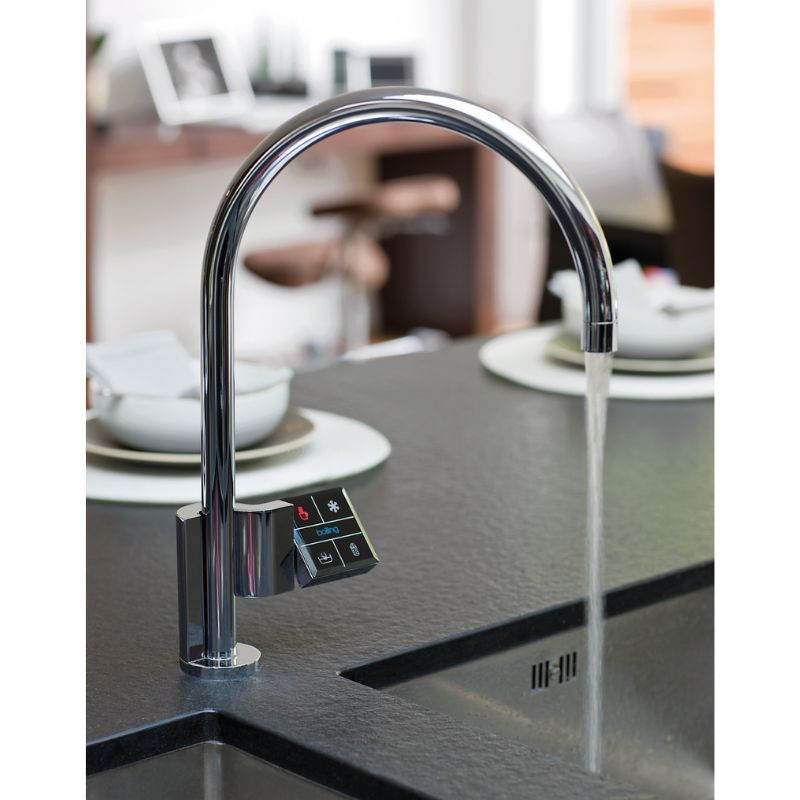 Quatreau TouchTap™ - One tap, five functions, the only touchscreen tap of its kind, Boiling, Chilled, Sparkling & Filtered Water Tap Image 2