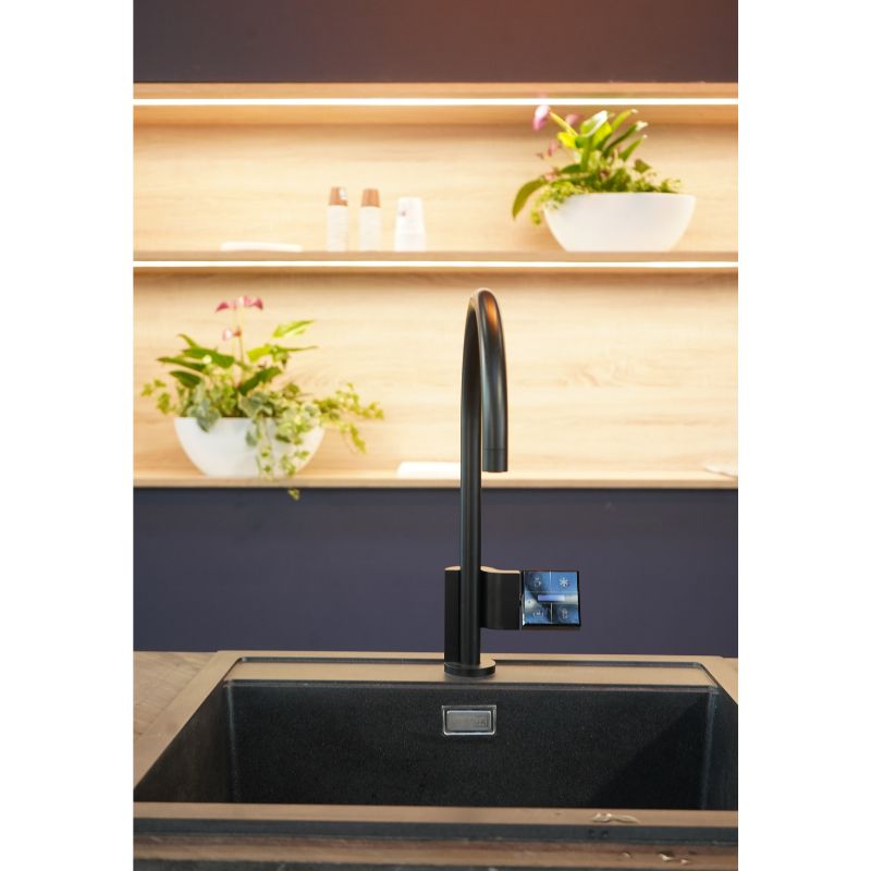 Quatreau TouchTap™ - One tap, five functions, the only touchscreen tap of its kind, Boiling, Chilled, Sparkling & Filtered Water Tap Hero Image