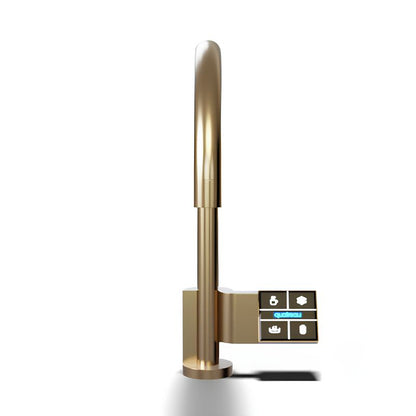 Quatreau TouchTap™ - One tap, five functions, the only touchscreen tap of its kind, Boiling, Chilled, Sparkling & Filtered Water Tap Brushed Rose Gold Image