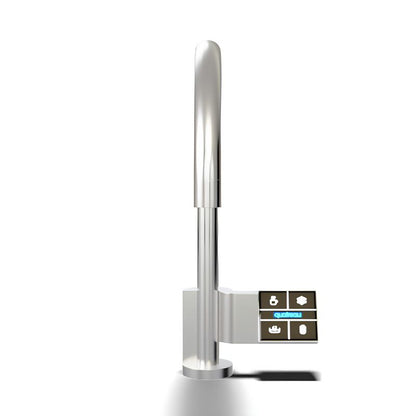 Quatreau TouchTap™ - One tap, five functions, the only touchscreen tap of its kind, Boiling, Chilled, Sparkling & Filtered Water Tap Brushed Stainless Steel Image