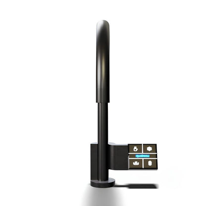 Quatreau TouchTap™ - One tap, five functions, the only touchscreen tap of its kind, Boiling, Chilled, Sparkling & Filtered Water Tap Matte Black Image