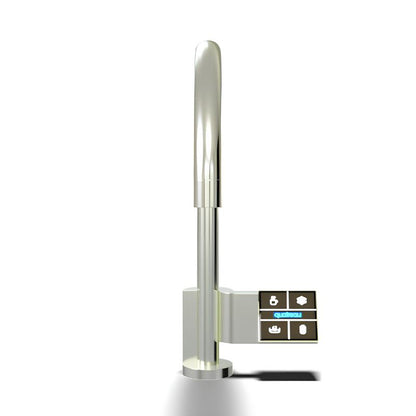 Quatreau TouchTap™ - One tap, five functions, the only touchscreen tap of its kind, Boiling, Chilled, Sparkling & Filtered Water Tap Polished Brass Image
