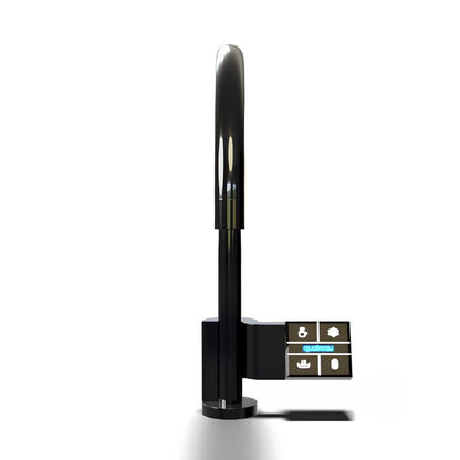 Quatreau TouchTap™ - One tap, five functions, the only touchscreen tap of its kind, Boiling, Chilled, Sparkling & Filtered Water Tap Polished Gun Metal Image