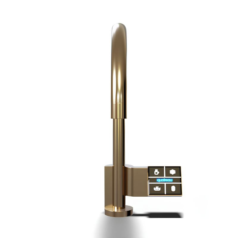 Quatreau TouchTap™ - One tap, five functions, the only touchscreen tap of its kind, Boiling, Chilled, Sparkling & Filtered Water Tap Polished Rose Gold Image