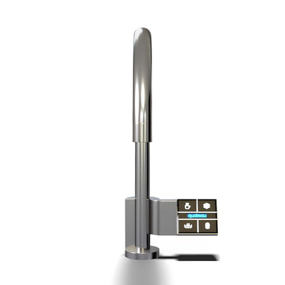 Quatreau TouchTap™ - One tap, five functions, the only touchscreen tap of its kind, Boiling, Chilled, Sparkling & Filtered Water Tap Polished Stainless Steel Image
