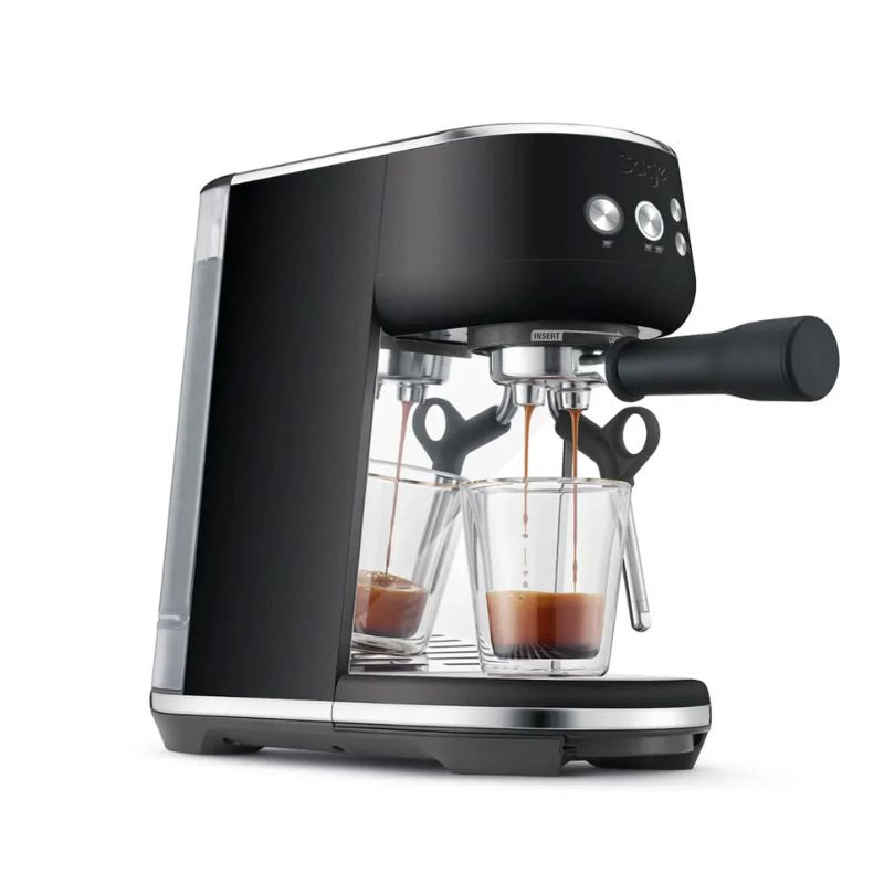 SAGE BAMBINO ESPRESSO MACHINE BLACK TRUFFLE IMAGE 2