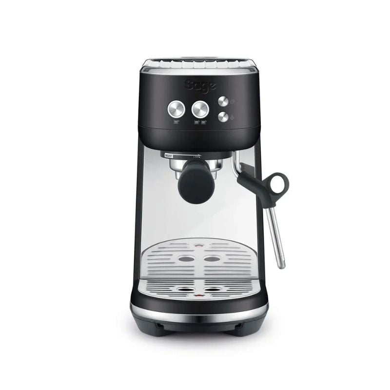 SAGE BAMBINO ESPRESSO MACHINE BLACK TRUFFLE HERO IMAGE