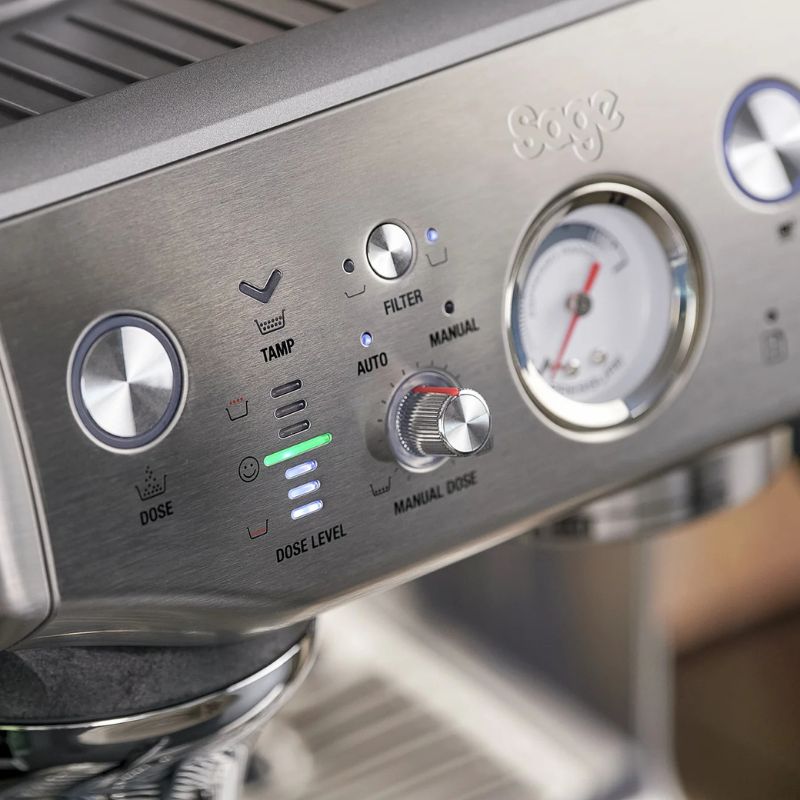 SAGE BARISTA EXPRESS IMPRESS ESPRESSO MACHINE STAINLESS STEEL IMAGE 7