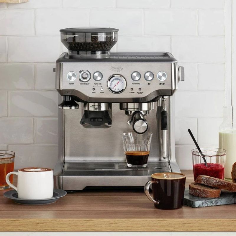 SAGE BARISTA EXPRESS ESPRESSO MACHINE WITH TEMP CONTROL MILK JUG IMAGE 3