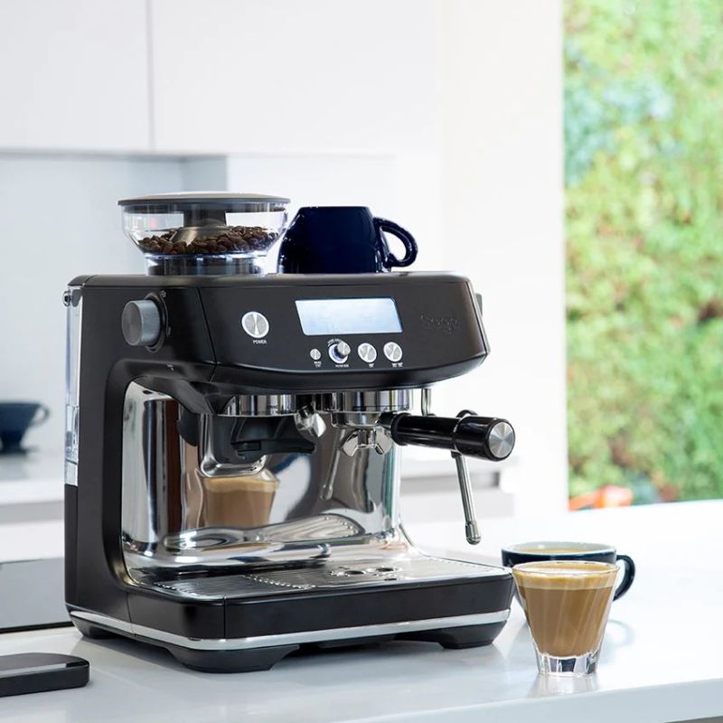 SAGE BARISTA PRO ESPRESSO MACHINE BLACK TRUFFLE IMAGE 2