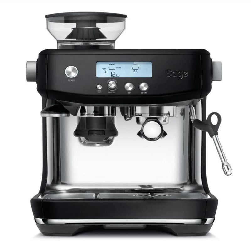 SAGE BARISTA PRO ESPRESSO MACHINE BLACK TRUFFLE HERO IMAGE