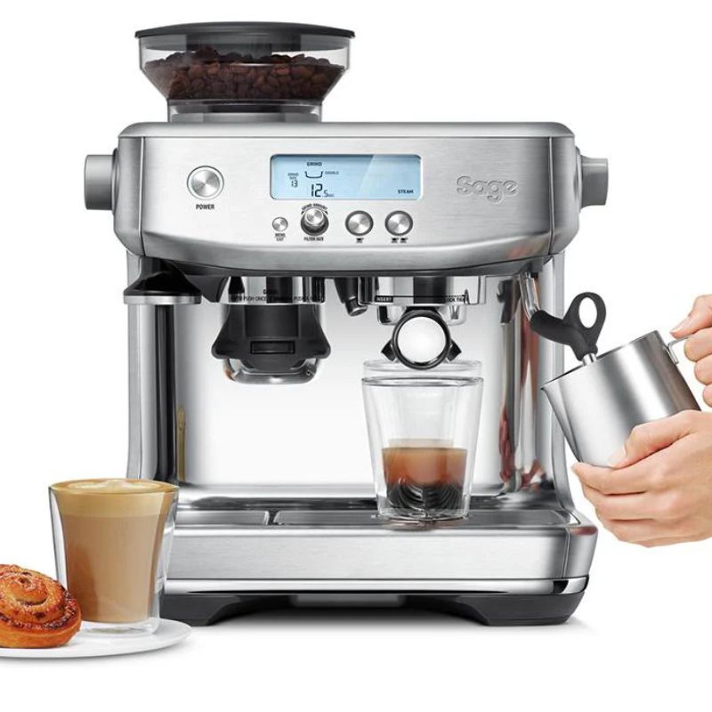 SAGE BARISTA PRO ESPRESSO MACHINE STAINLESS STEEL IMAGE 2