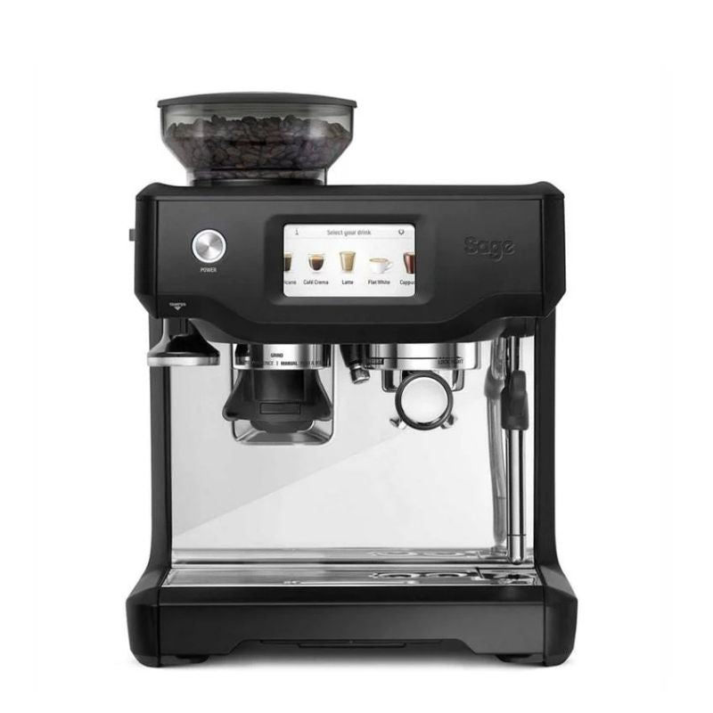 SAGE BARISTA TOUCH ESPRESSO MACHINE BLACK TRUFFLE HERO IMAGE