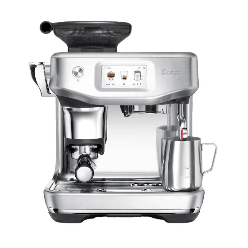 SAGE BARISTA TOUCH IMPRESS BRUSHED STAINLESS STEEL HERO IMAGE