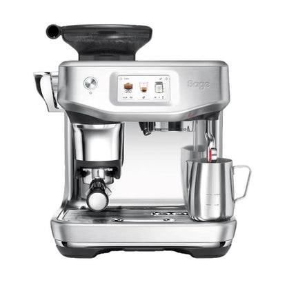 SAGE BARISTA TOUCH IMPRESS BRUSHED STAINLESS STEEL HERO IMAGE