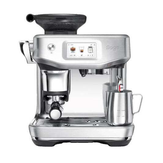 SAGE BARISTA TOUCH IMPRESS BRUSHED STAINLESS STEEL HERO IMAGE