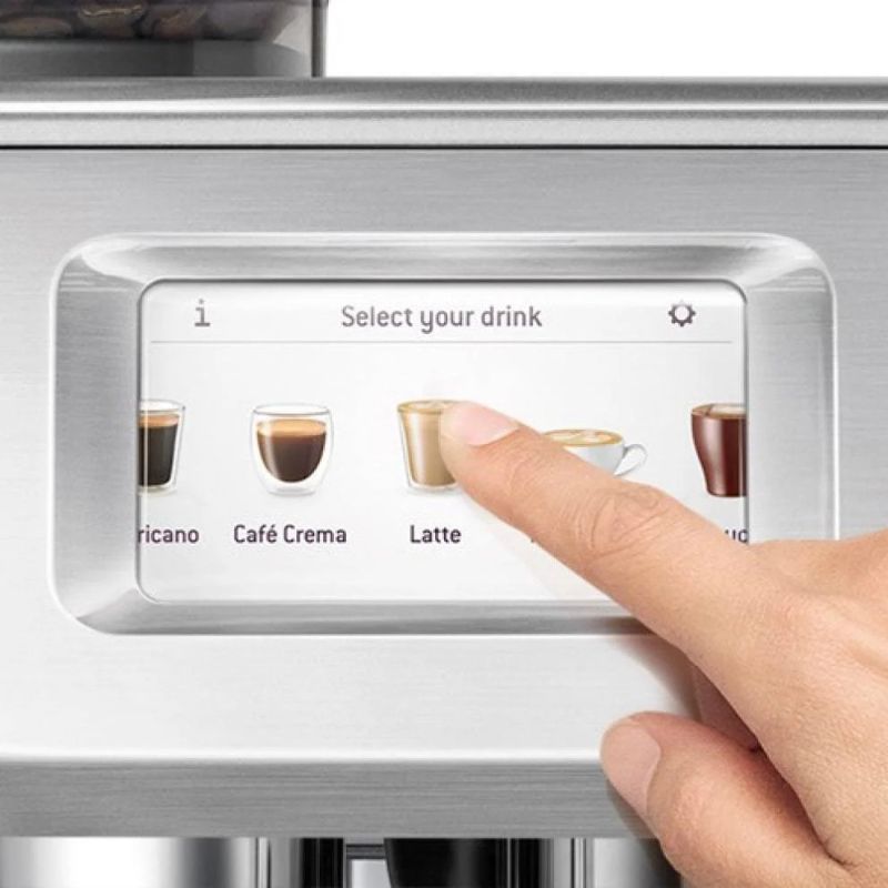 SAGE BARISTA TOUCH ESPRESSO MACHINE STAINLESS STEEL IMAGE 5