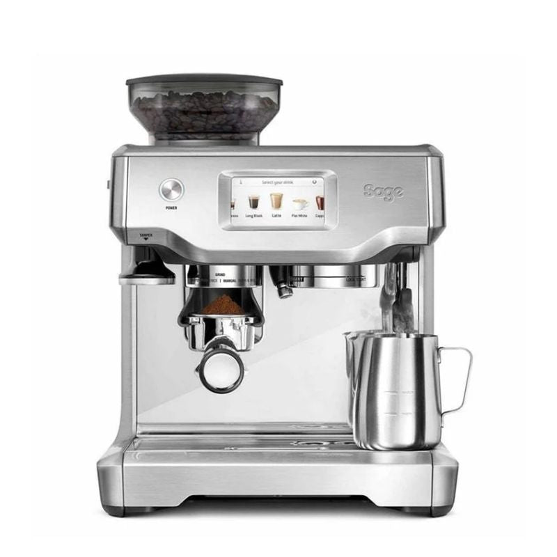 SAGE BARISTA TOUCH ESPRESSO MACHINE STAINLESS STEEL HERO IMAGE
