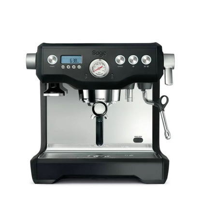 SAGE DUAL BOILER ESPRESSO MACHINE BLACK TRUFFLE HERO IMAGE