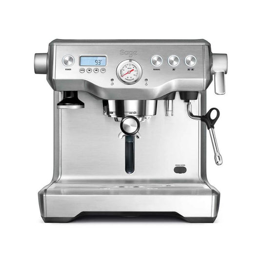 SAGE DUAL BOILER ESPRESSO MACHINE STAINLESS STEEL HERO IMAGE