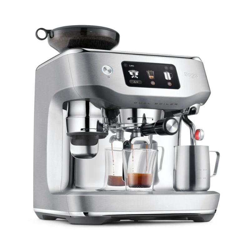 SAGE ORACLE DUAL BOILER ESPRESSO MACHINE STAINLESS STEEL IMAGE 2