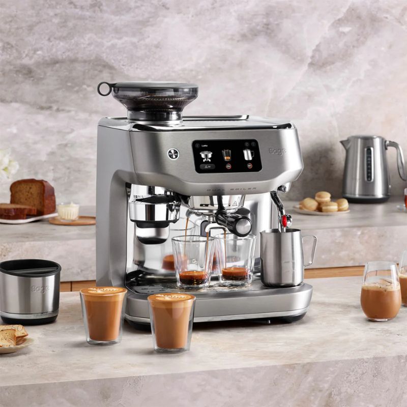 SAGE ORACLE DUAL BOILER ESPRESSO MACHINE STAINLESS STEEL IMAGE 9