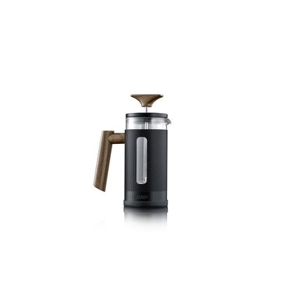 Graef French Press Coffee Maker 350ml - Black, Real Wood Handle Hero Image
