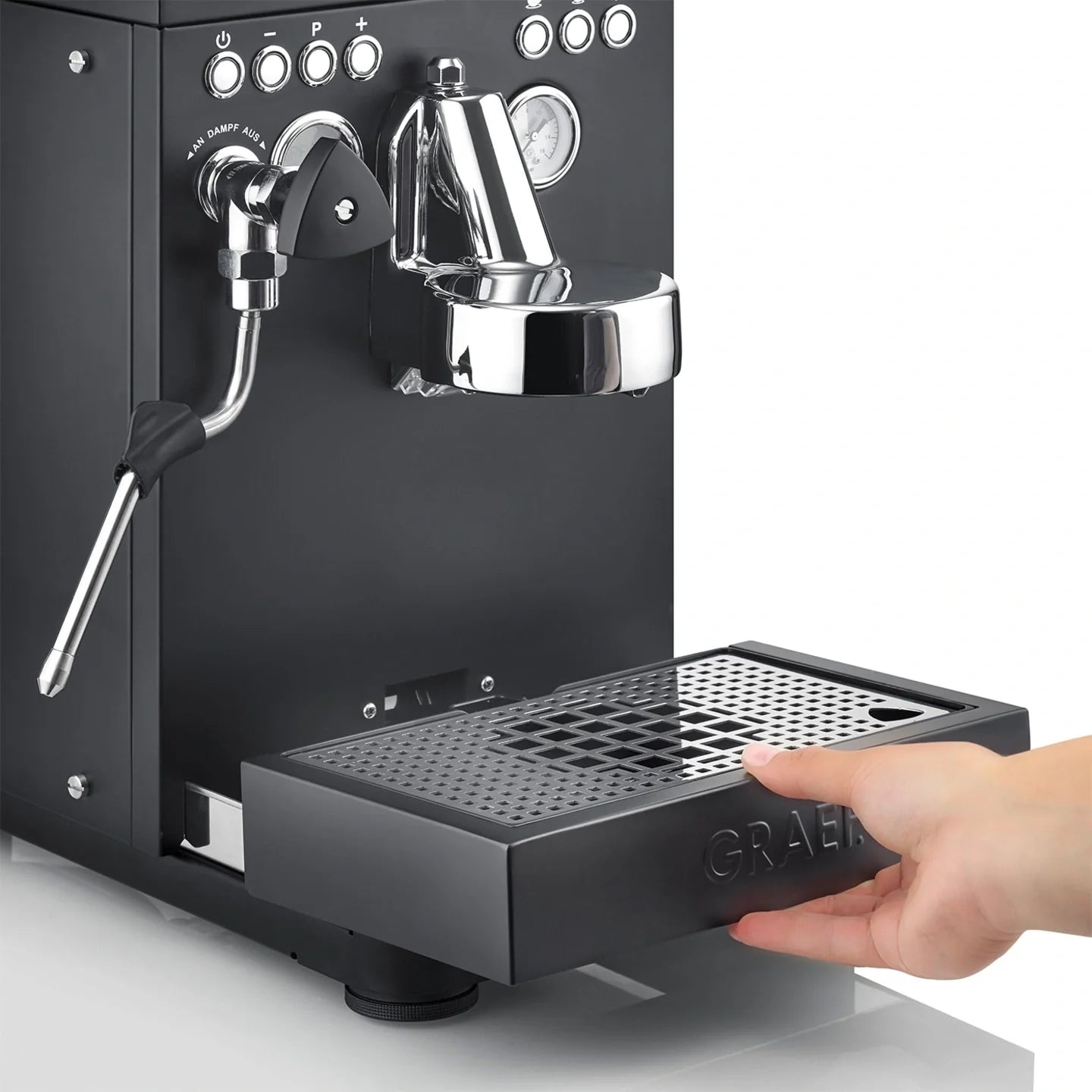 Graef Batessa Espresso Machine - PID, Programmable, Cool Touch Steam Wand Image 6