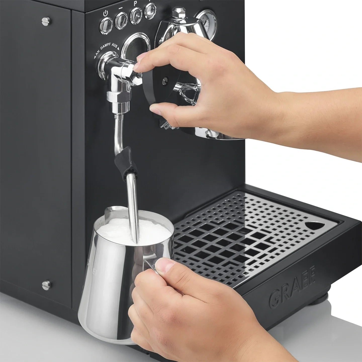 Graef Batessa Espresso Machine - PID, Programmable, Cool Touch Steam Wand Image 2