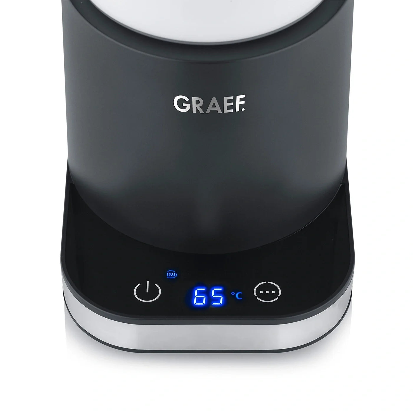 Graef Glass Induction Milk Frother - Black, 6 Automatic Programmes Image 6