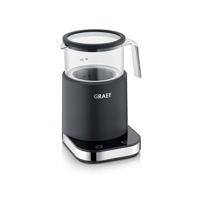 Graef Glass Induction Milk Frother - Black, 6 Automatic Programmes Image 2