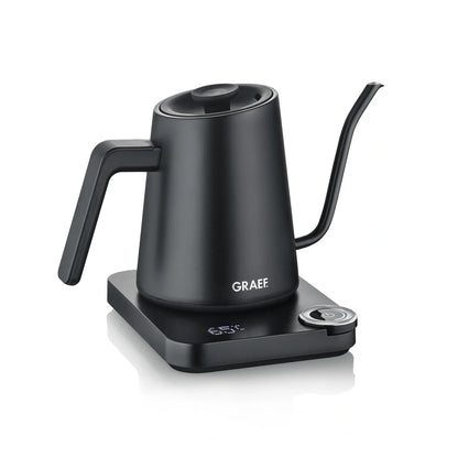 Graef Pour-over Kettle - Black Matt, LED Display, 1200W Rapid Heating Hero Image