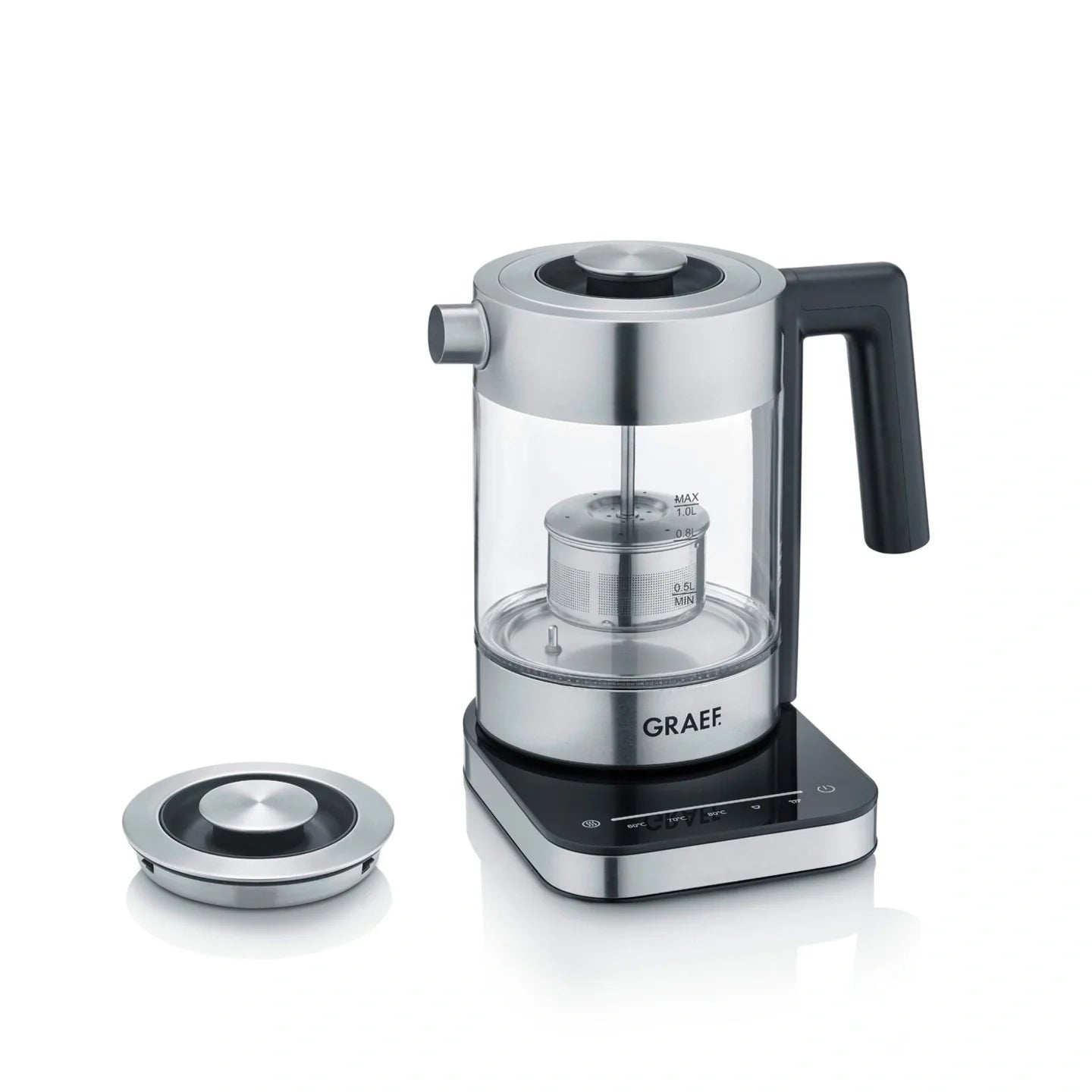 Graef Glass Kettle & Tea Maker - Duran Glass, Filter Coffee Mode Image 4
