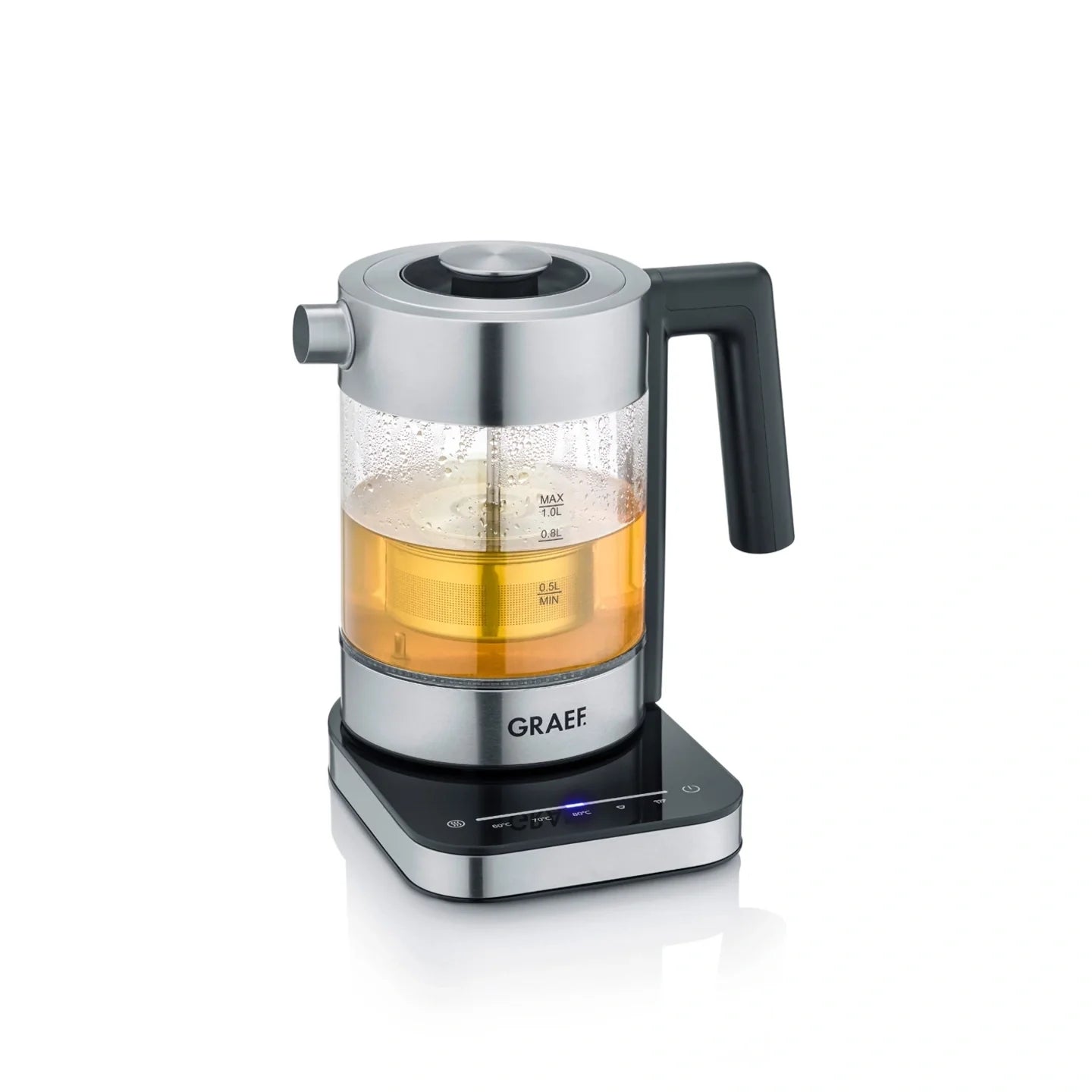 Graef Glass Kettle & Tea Maker - Duran Glass, Filter Coffee Mode Image 3