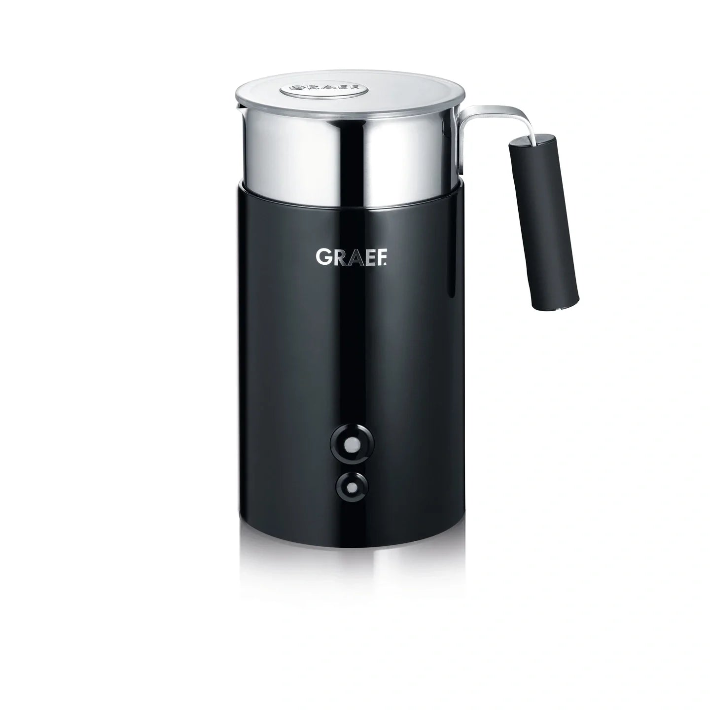 Graef Electric Milk Frother - Black, Auto Switch Off, Compact Design Hero Image