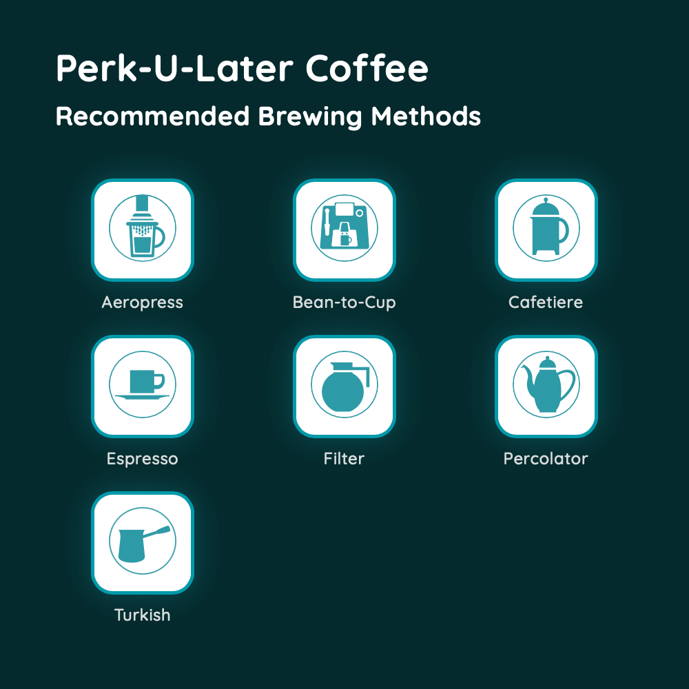 Perk-U-Later Coffee