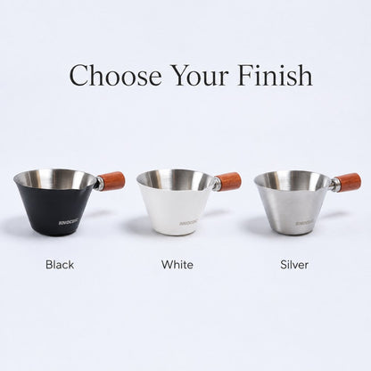 100ml Espresso Measuring Cup with Wooden Handle