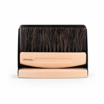 Magnetic Coffee Dustpan & Horsehair Blend Brush Set
